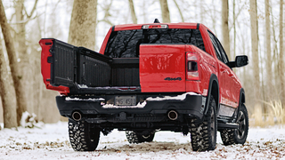 The 2019 Ram 1500 Gets a Wacky Asymmetrically Split Swing-Away Tailgate